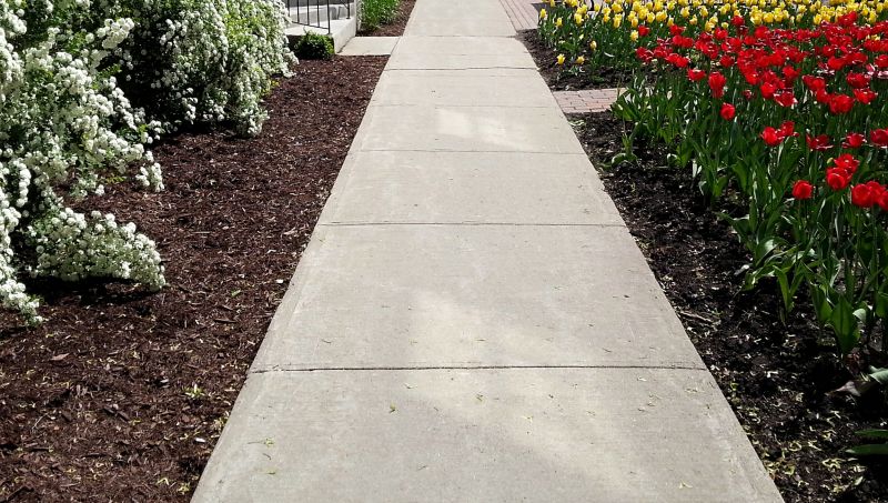 Cement Walkway Installation