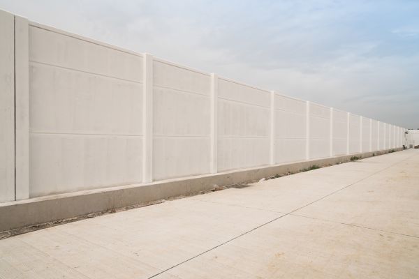 Concrete Fence Construction in Foley