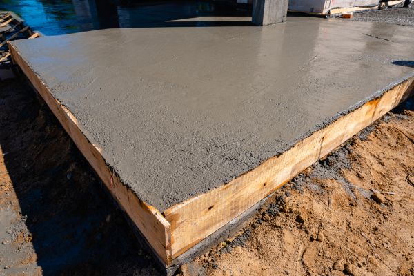 Outdoor Slab Installation in Foley