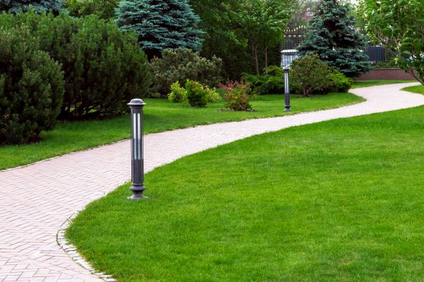 Backyard Sidewalk Installation in Foley